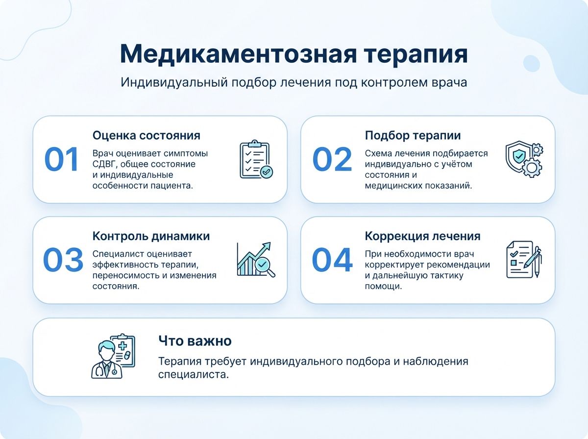 Лечение СДВГ в Ахтубинске у детей и взрослыхинфографика
